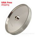 1A1 8" Bench Grinder Carbide Woodturning Tools Electroplated CBN Wheel for Polishing